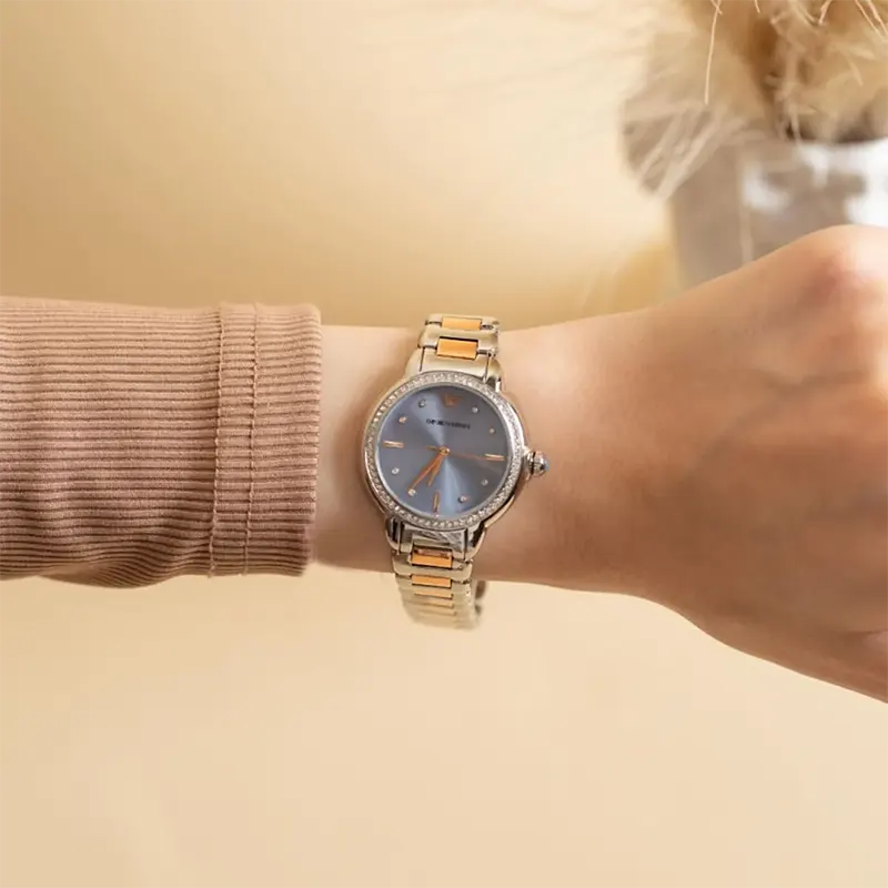 Emporio Armani Mia Two-tone Fashion Ladies Watch- AR11597